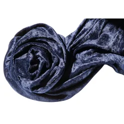 New DecoWoerner Pannesamt 150 Cm Breit, blau