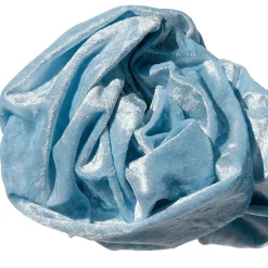 Sale DecoWoerner Pannesamt 150 Cm Breit, Hell blau