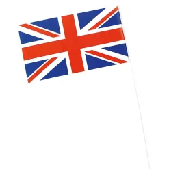 DecoWoerner Papierfähnchen "Großbritannien" mehrfarbig