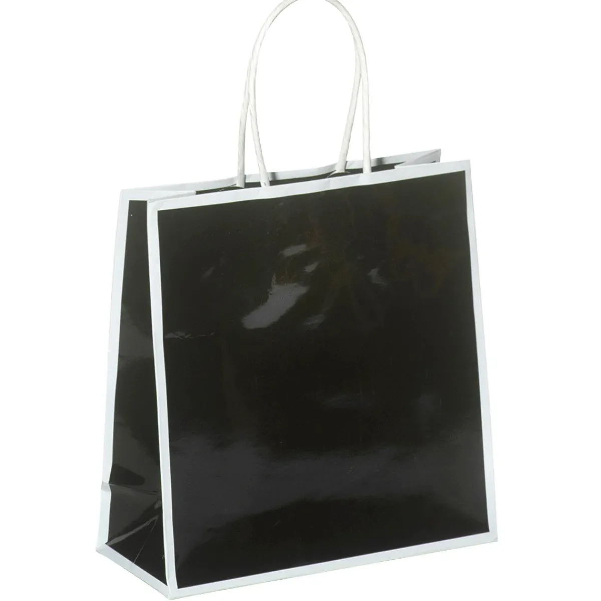 Sale DecoWoerner Papiertasche "Coco" 18 X 18 Cm 25 Stück, 155 Gr/m² schwarz