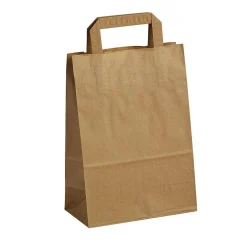 Outlet DecoWoerner Papiertragetasche, , 22 X 28 + 10 Cm 250 Stück braun