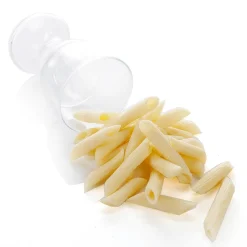 DecoWoerner Penne Nudeln-Lebensmittel-Attrappe 100 G gelb