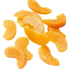 Sale DecoWoerner Pfirsich Scheiben Lebensmittel-Attrappe, 12 Stück orange