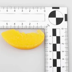 Sale DecoWoerner Pfirsich Scheiben Lebensmittel-Attrappe, 12 Stück orange