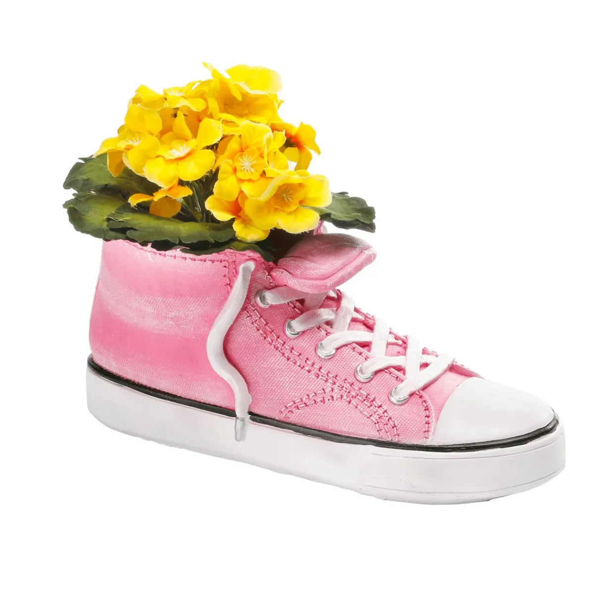 DecoWoerner Pflanzentopf Im Turnschuhdesign 27 Cm rosa