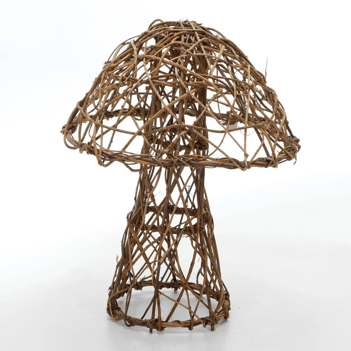 Outlet DecoWoerner Pilz Aus Rebenholz, 80 Cm braun