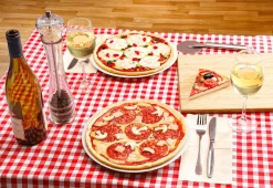 Outlet DecoWoerner Pizza Speciale Mit Salami, Schinken Und Champignons 25 Cm Ø rot