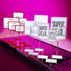 Discount DecoWoerner Plakatständer DIN A4, Grau