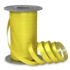 Hot DecoWoerner Poly-Geschenkband Glimmer, Gelb, 10 Mm, 100 M