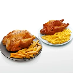 DecoWoerner Pommes Frites Lebensmittel-Attrappe gelb
