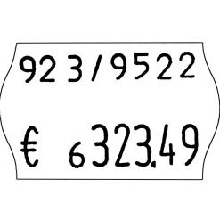 Online DecoWoerner Preisauszeichner 2-zeilig, 8/6-stellig schwarz