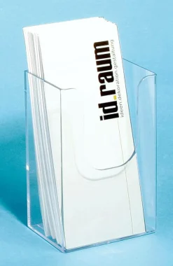 Outlet DecoWoerner Prospekthalter Maxi DIN Lang transparent