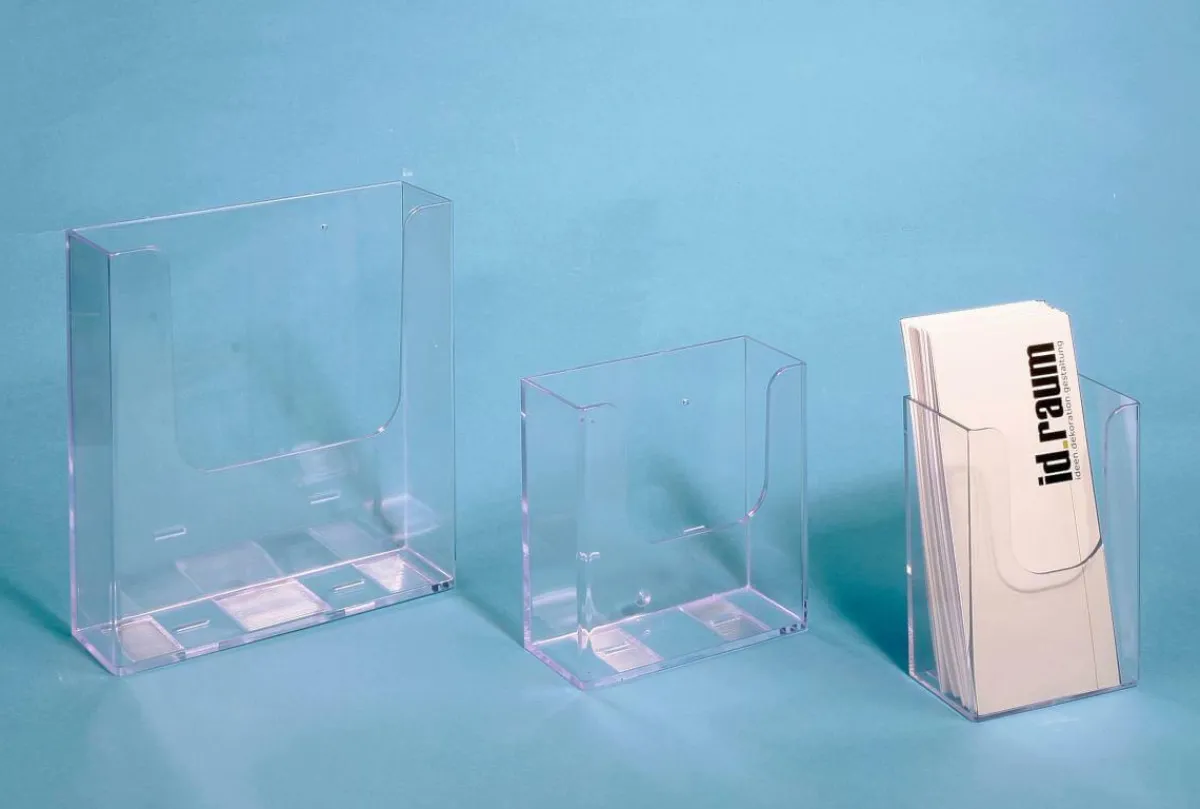 Outlet DecoWoerner Prospekthalter Maxi DIN Lang transparent