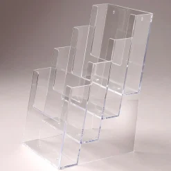 Sale DecoWoerner Prospektständer Multi 4 X DIN A5 transparent