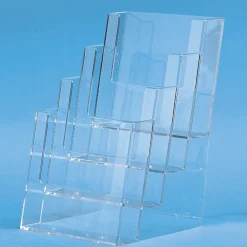 Sale DecoWoerner Prospektständer Multi 4 X DIN A5 transparent