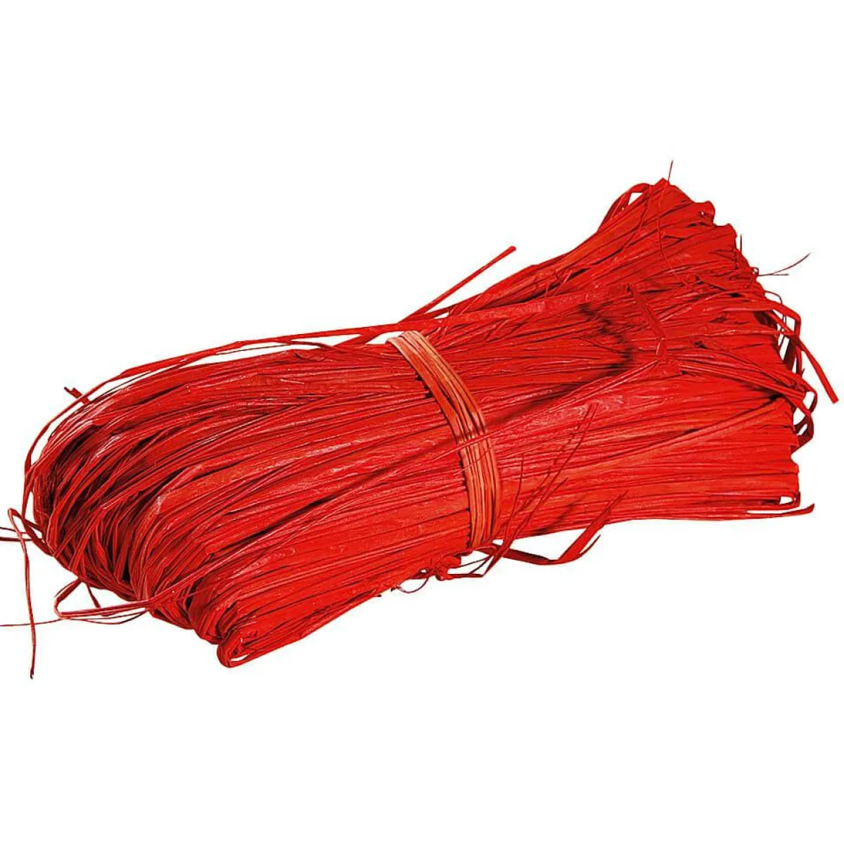 Clearance DecoWoerner Raphia-Bast, 50 G, rot