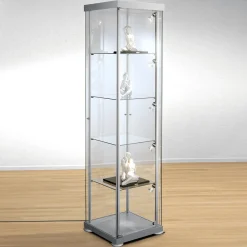 DecoWoerner Rechteck-Vitrine, 45 Cm Breit transparent