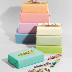 Outlet DecoWoerner Recycelte Geschenkpapier-Rolle, 50m, Blass grün