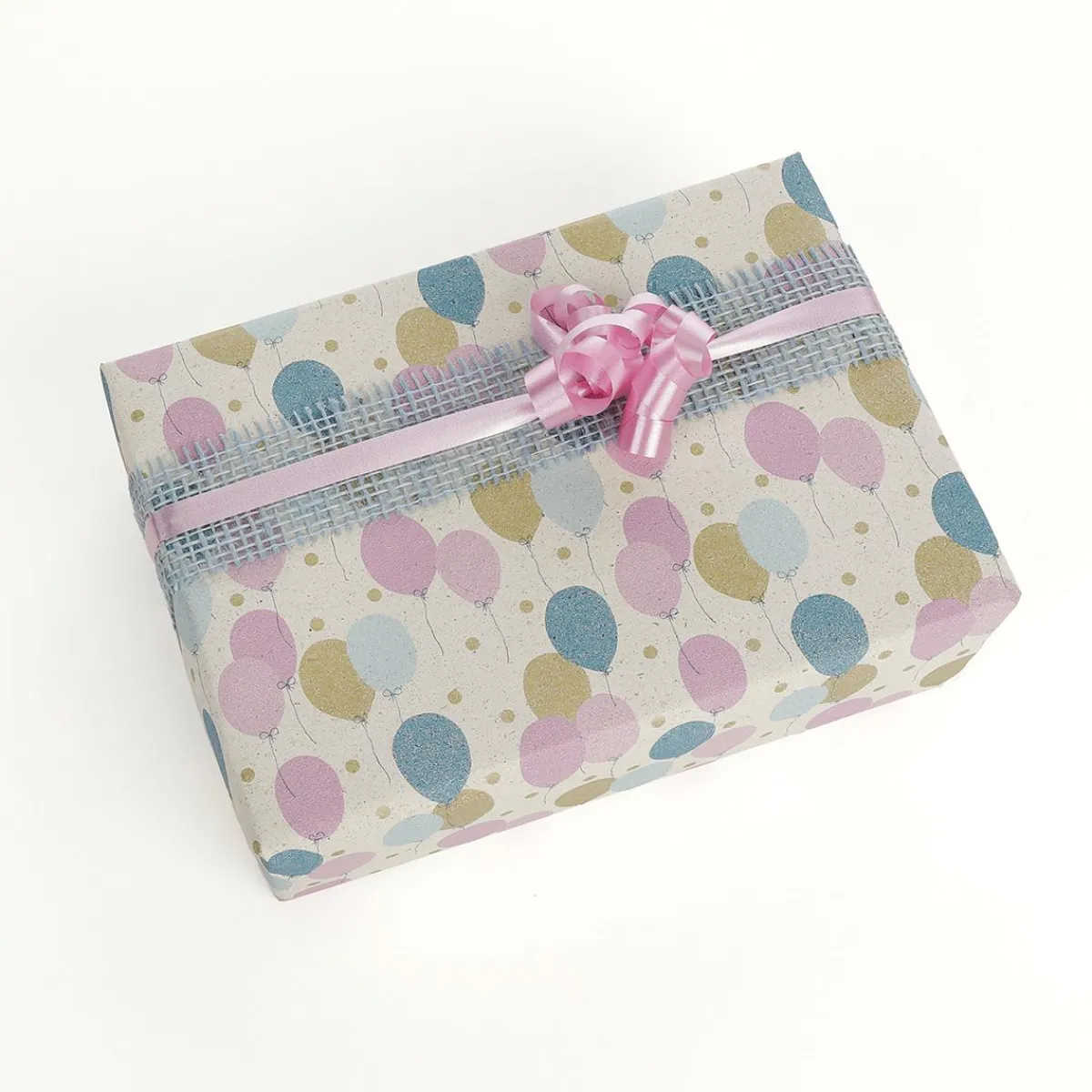 Online DecoWoerner Recyceltes Graspapier Mit Bunten Luftballons, 50 Cm, 50 M mehrfarbig