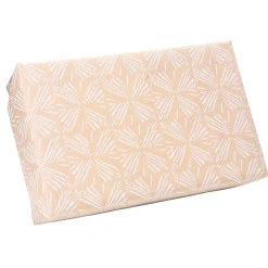Sale DecoWoerner Recyceltes Kraftpapier Mit Weißen, Geometrischen Mustern – 50 M Geschenkpapier-Rolle braun