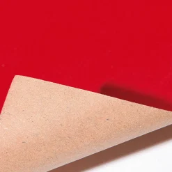 New DecoWoerner Recyceltes, es Uni-Kraftpapier – 50 M Geschenkpapier-Rolle rot
