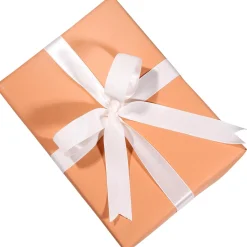 Clearance DecoWoerner Recyceltes Uni-Kraftpapier In – 50 M Geschenkpapier-Rolle orange