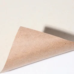 Hot DecoWoerner Recyceltes Uni-Kraftpapier In Sandfarben – 50 M Geschenkpapier-Rolle braun