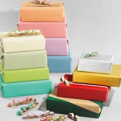 Best DecoWoerner Recyceltes Uni-Kraftpapier In Lila – 50 M Geschenkpapier-Rolle violett