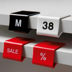 Best DecoWoerner Regalbodenaufstecker, '%' rot