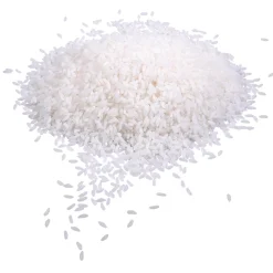 Discount DecoWoerner Reis Lebensmittel-Attrappe, 500 Gramm weiß