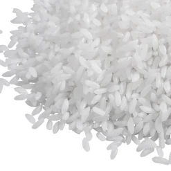 Discount DecoWoerner Reis Lebensmittel-Attrappe, 500 Gramm weiß