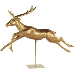 Hot DecoWoerner Rentier 165 Cm, , Laufend gold