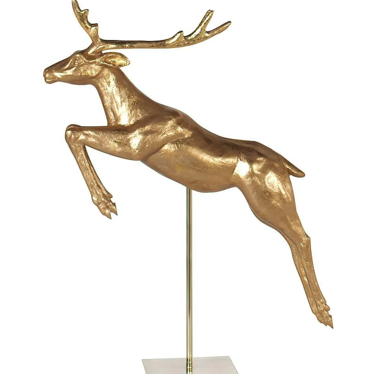 Outlet DecoWoerner Rentier 165 Cm, Springend gold