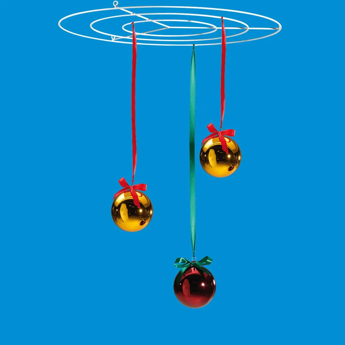 Outlet DecoWoerner Riesen Deckengitter-Ring , 120 Cm Ø weiß