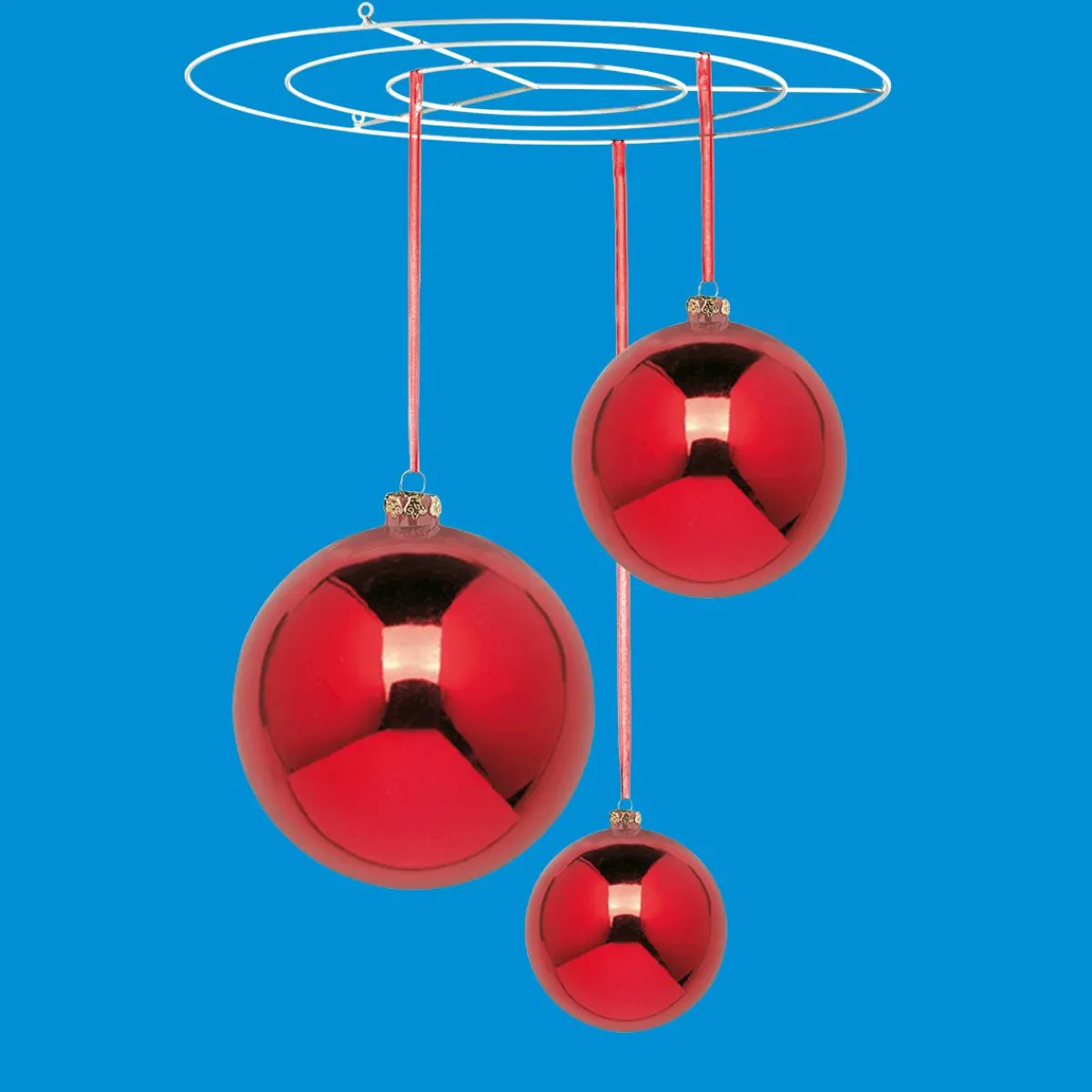 Outlet DecoWoerner Riesen Deckengitter-Ring , 120 Cm Ø weiß