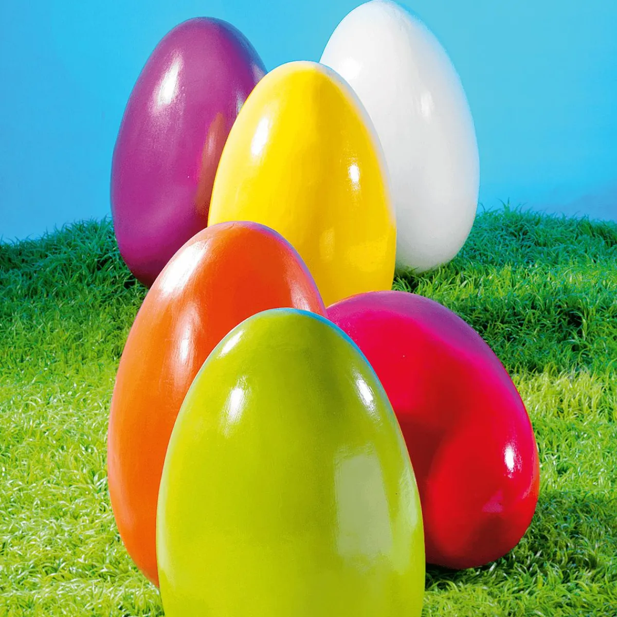 Best DecoWoerner Riesen Osterei , 50 Cm gelb