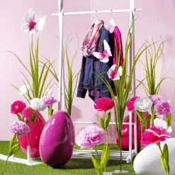 Outlet DecoWoerner Riesen Osterei Pink, 50 Cm rosa