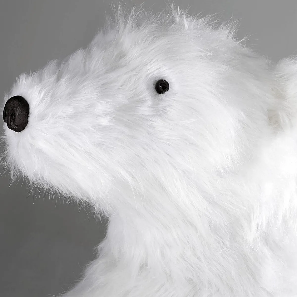 Discount DecoWoerner Riesengroßer Plüsch-Eisbär, 185 Cm Hoch weiß