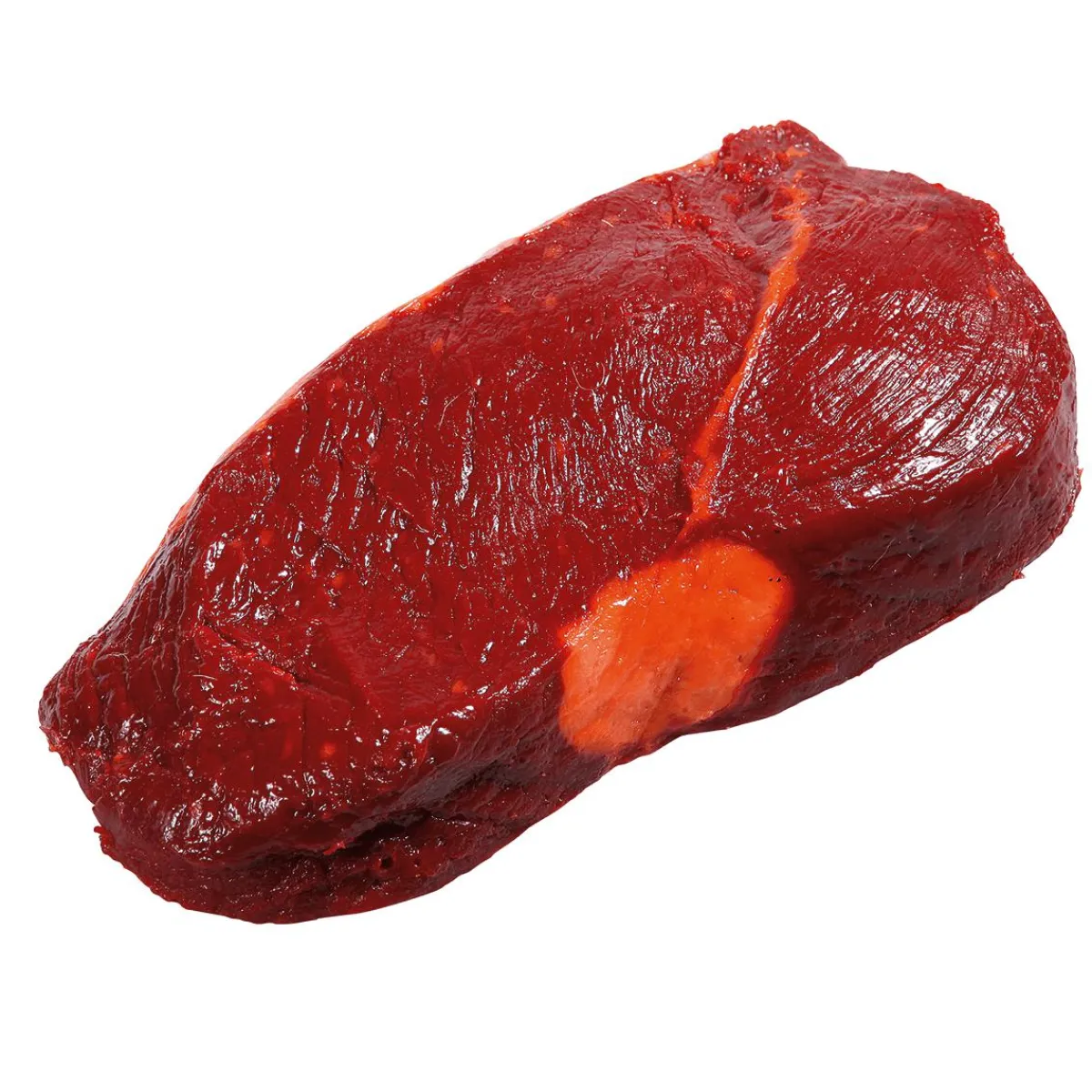 New DecoWoerner Rindfleisch Roh Lebensmittel-Attrappe 26 Cm rot