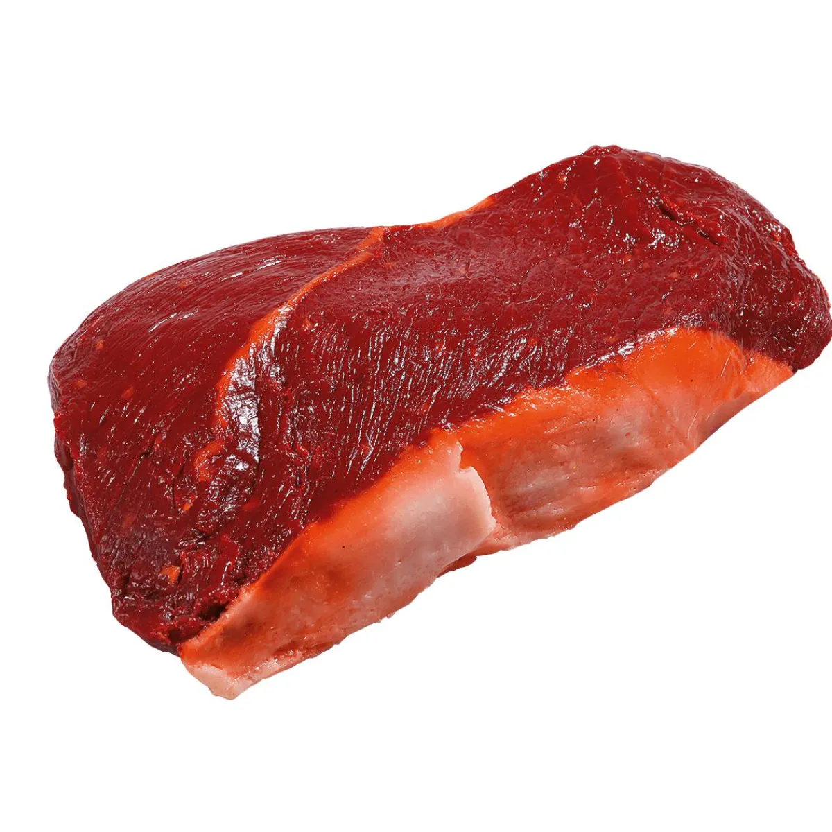 New DecoWoerner Rindfleisch Roh Lebensmittel-Attrappe 26 Cm rot