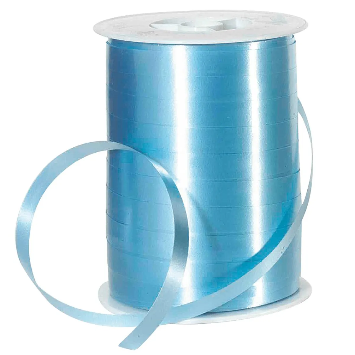New DecoWoerner Ringelband, 10 Mm, 250 M, Hell blau