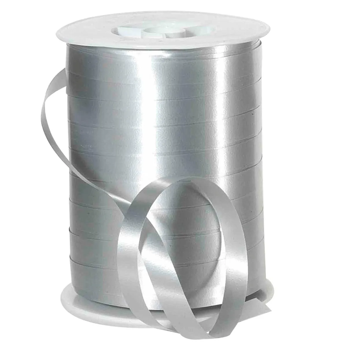 New DecoWoerner Ringelband, 10 Mm, 250 M, silber