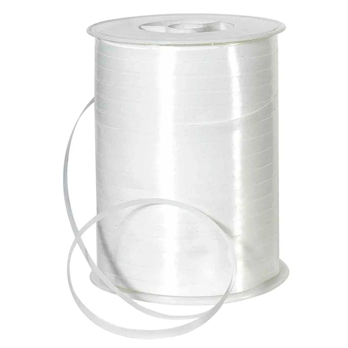 Outlet DecoWoerner Ringelband, 5 Mm, 500 M, weiß