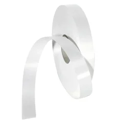 Outlet DecoWoerner Ringelband, 19 Mm, 100 M, weiß