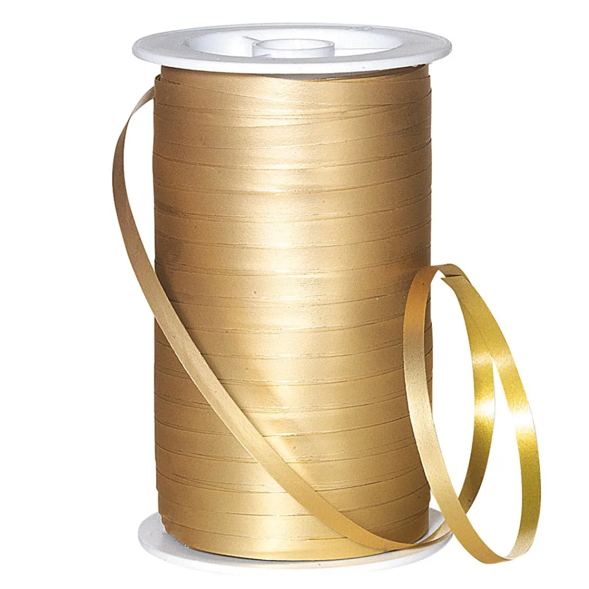 Sale DecoWoerner Ringelband Matt, 5 Mm, 100 M, gold