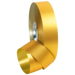Best DecoWoerner Ringelband Matt, 31 Mm, 100 M, gold