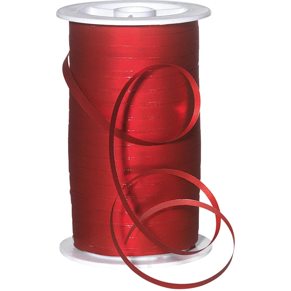 Clearance DecoWoerner Ringelband Matt, 5 Mm, 100 M, rot