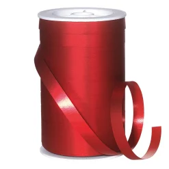 Outlet DecoWoerner Ringelband Matt, 10 Mm, 100 M, rot