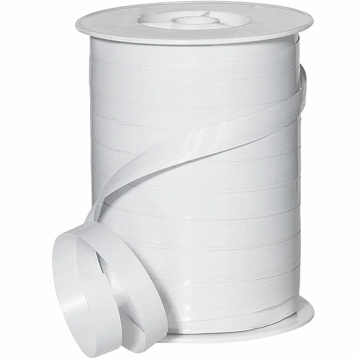 Hot DecoWoerner Ringelband Metallic, 10 Mm, 250 M, weiß