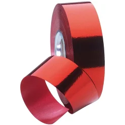 Clearance DecoWoerner Ringelband Metallic, 31 Mm, 50 M, rot
